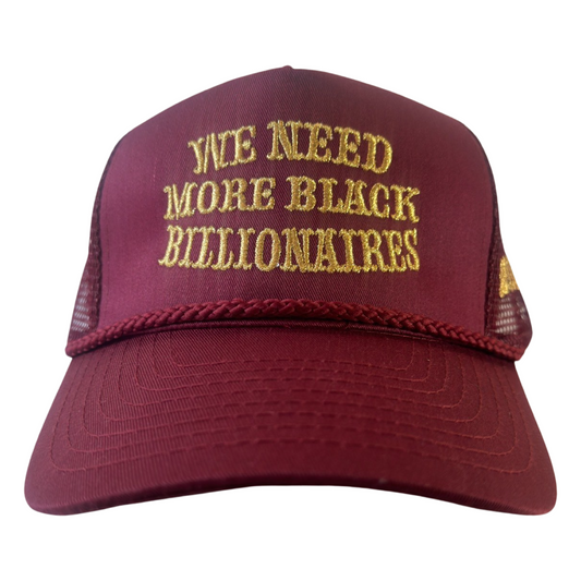 (WNMBB TRUCKER (BURGUNDY/GOLD)