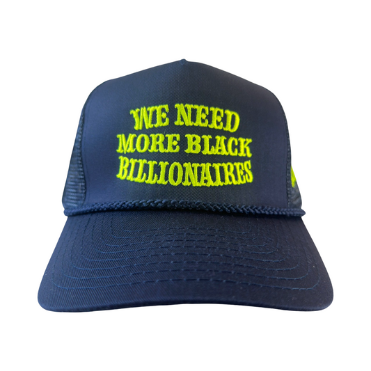 WNMBB TRUCKER (NAVY/NEON GRN)